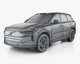 Volvo EX90 2024 car clipart