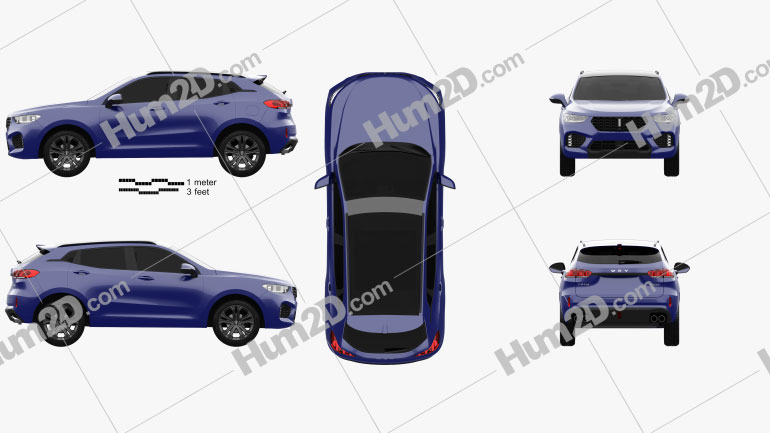 WEY VV5 2018 car clipart