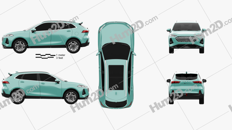 WEY Macchiato 2021 car clipart