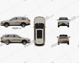 Weltmeister EX6 Plus 2019 car clipart