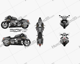 Whitehouse Dragon King Valkyrie 2005 Motorcycle clipart