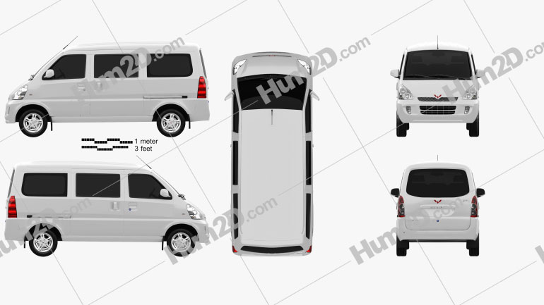 Wuling Rongguang 2012 clipart