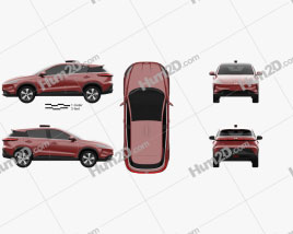 Xpeng G3 2020 car clipart