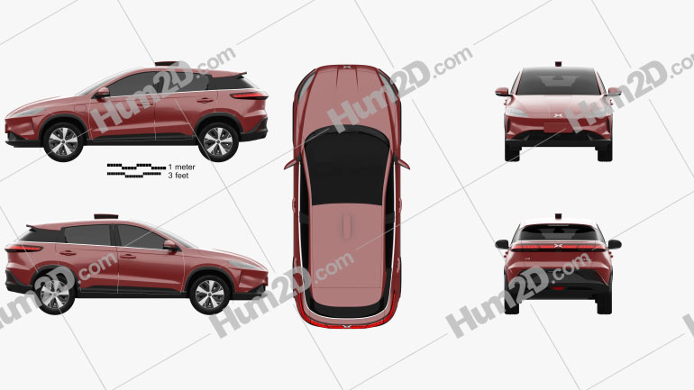 Xpeng G3 2020 car clipart