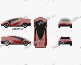 YO concept 2011 car clipart