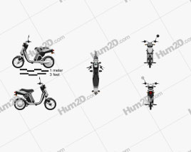 Yamaha EC-03 2013 Motorrad clipart