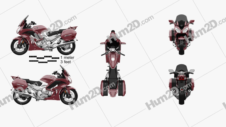 Yamaha FJR1300 ES 2013 Blueprint