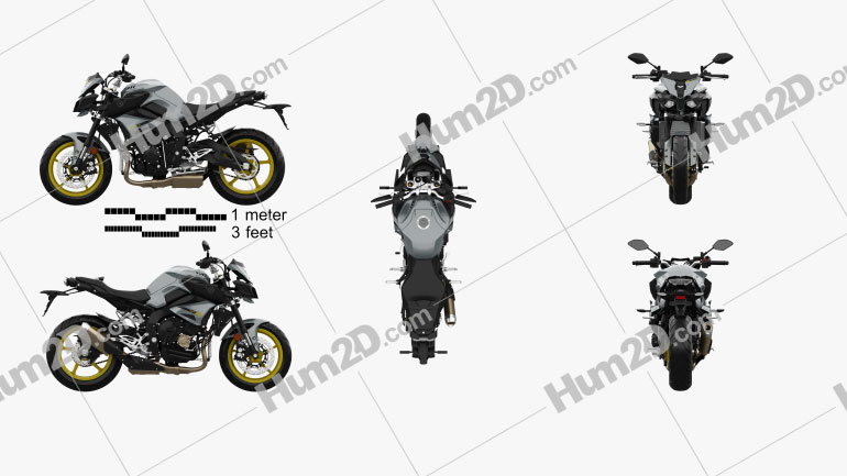 Yamaha MT-10 2016 Motorcycle clipart
