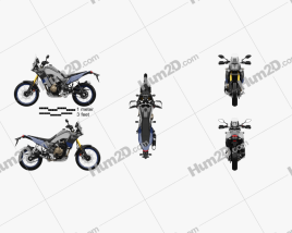 Yamaha Tenere 700 2021 Motorrad clipart