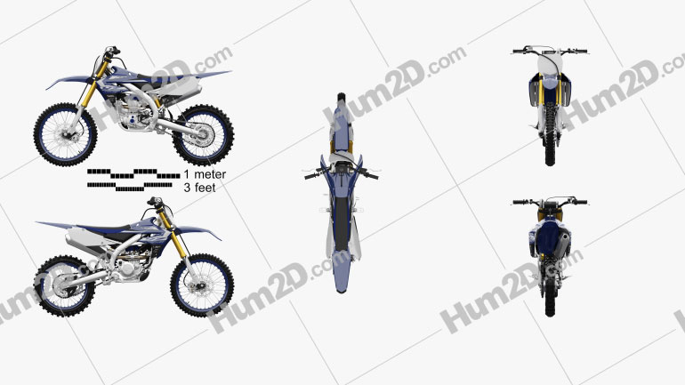 Yamaha YZ250F 2020 Clipart - Download Vehicles Clipart Images and ...