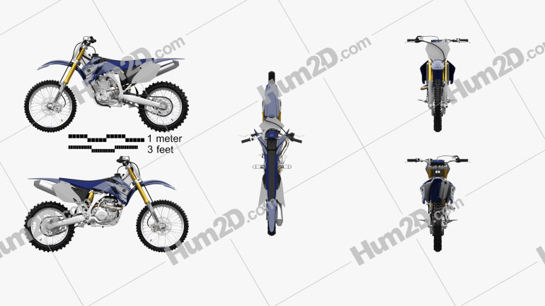 Yamaha YZ450F 2007 PNG Clipart