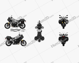 Yamaha Tracer9 GT 2021 Motorcycle clipart