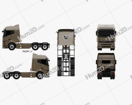 Yuan-Cheng M100 Sattelzug 2021 clipart