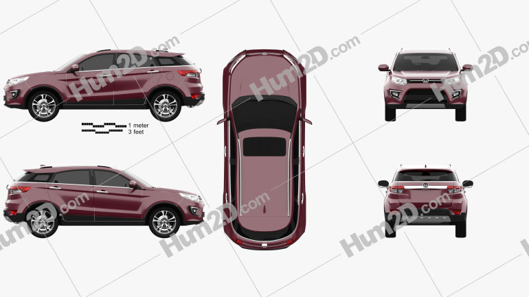 Yusheng S330 2017 car clipart