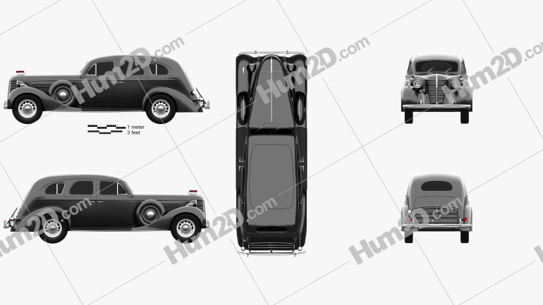 ZIS 101A 1939 Blueprint