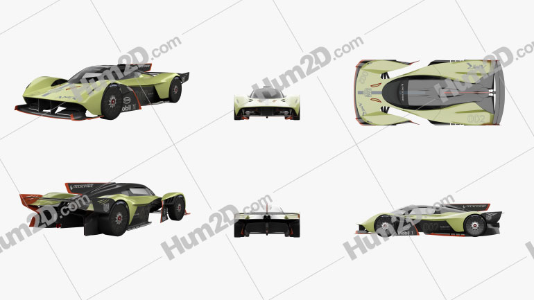 Aston Martin Valkyrie AMR Pro 2020 Blueprint