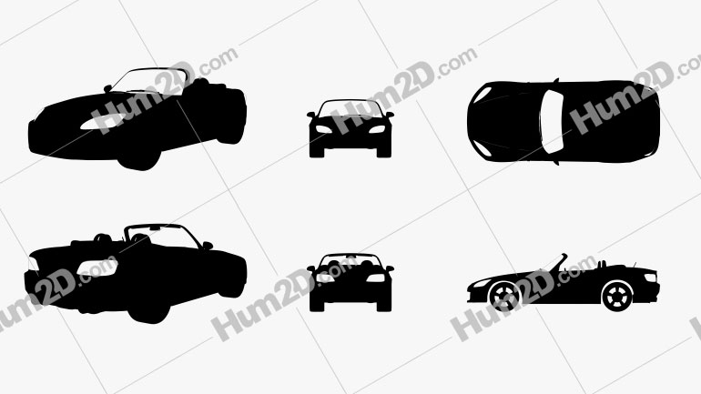 Honda S2000 Silhouette PNG Clipart