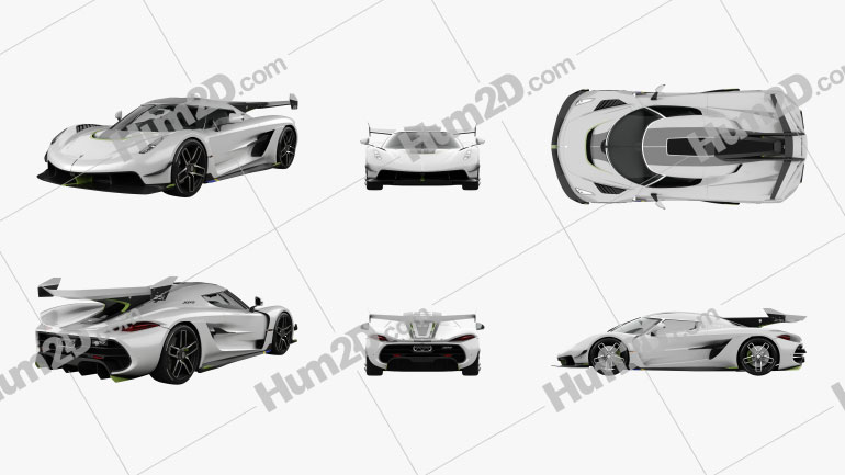 Koenigsegg Jesko 2020 car clipart