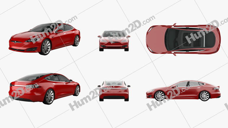 Tesla Model S Blueprint