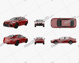 Toyota Camry XSE 2021 PNG car clipart