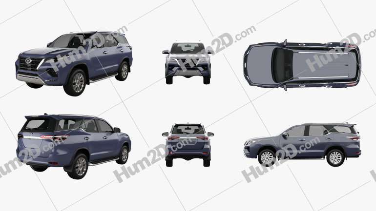 Toyota Fortuner 2020 PNG car clipart
